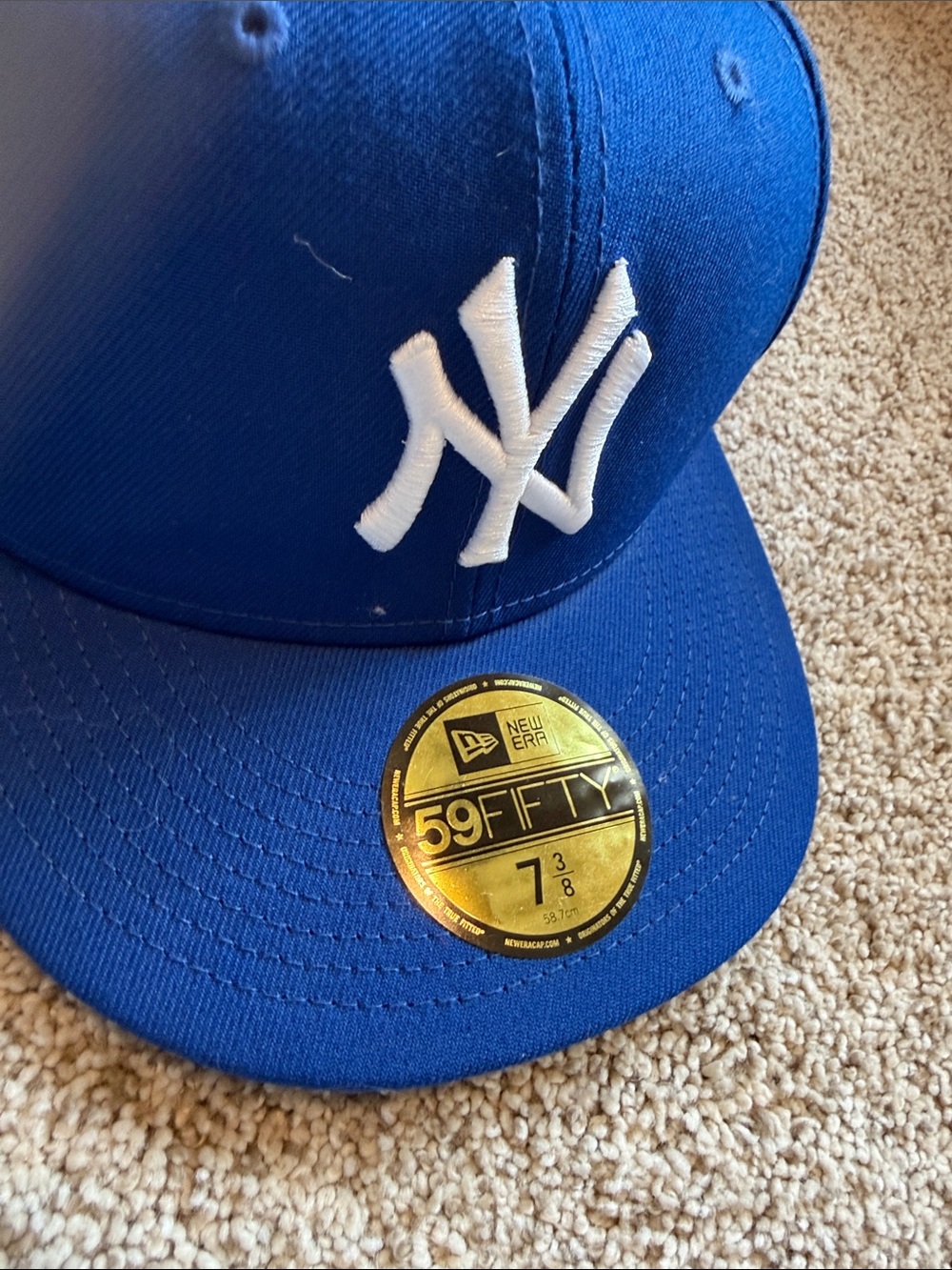 New Era 59FIFTY New York Yankees fitted cap royal blue - Picture 2 of 6